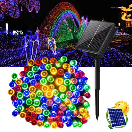 Pachet 1+1 CADOU Instalatie solara cu 100 LED-uri, lungime 10 metri