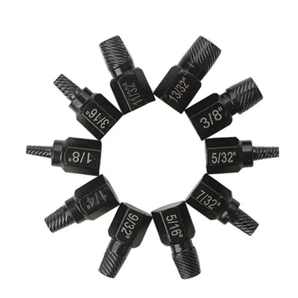 Set 10 Extractoare pentru Șuruburi & Piulițe – Oțel Rezistent, Anti-rugină