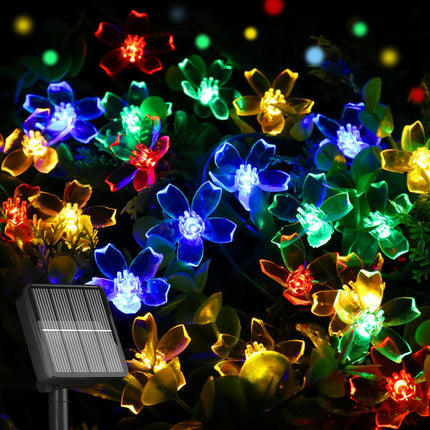 1+1 GRATIS Ghirlandă solară 50 LED, model flori