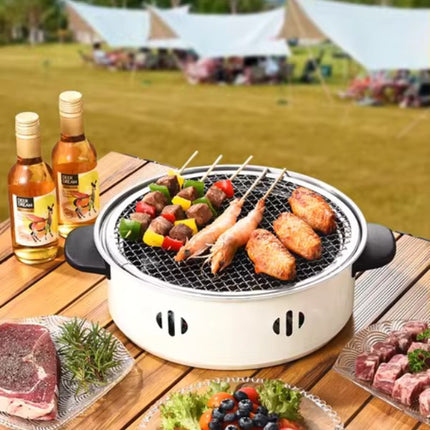 Mini Grătar Portabil pe Cărbuni pentru Camping, Picnic și Terasă - Grillster