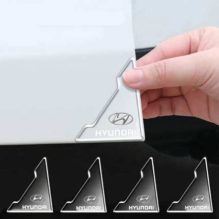 Set 4 x Protecții din Silicon pentru Uși Auto – Previne Loviturile și Zgârieturile Caroseriei