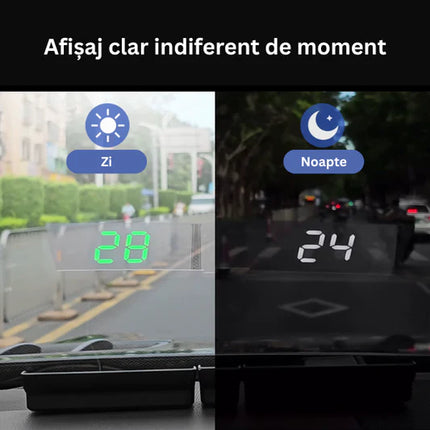 Proiector viteză auto GPS Head-Up Display universal