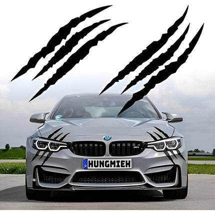 Set 4 Stickere Auto Monster Claw – Design Sportiv