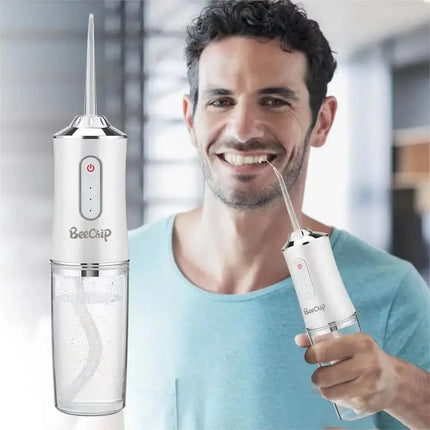 1+1 CADOU Irigator Oral Electric Portabil, 4 Capete Incluse