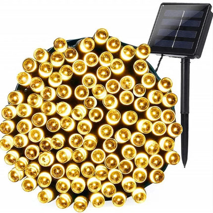 Pachet 1+1 CADOU Instalatie solara cu 100 LED-uri, lungime 10 metri