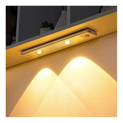 Set 2 x Bandă LED Reîncărcabilă prin USB, cu Senzor de Mișcare, 30 cm