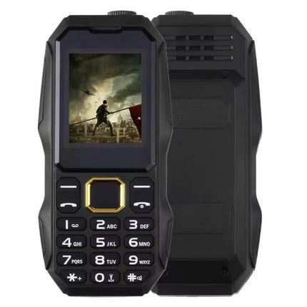 Telefon Robust Tip Militar Dual SIM cu Baterie 2800 mAh, Rezistent la Șocuri și Praf